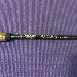 Fenwick eagle II graphite 8’6” E 85S M-2 piece moderate slow rod surf fishing steelhead