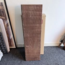 Solid Redwood Piece of Lumber Wood