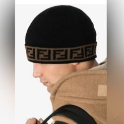 Brand New Original Wool FF logo UNISEXUAL Beanie, One Size