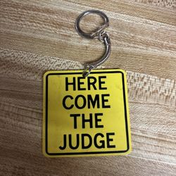 Vintage 1968 key chain Rowan & Martin’s Laugh-In Here Come the Judge made famous by Sammy Davis Jr