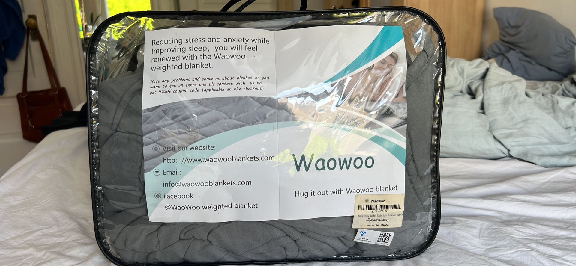 15lb Never Used Weighted Blanket 