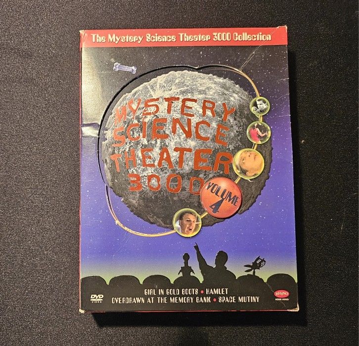 Mystery Science Theater 3000 Vol. 4 Space Mutiny Girl Gold Boots Hamlet DVD