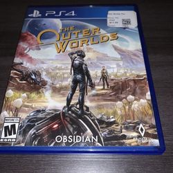 The Outer Worlds PS4 PlayStation 4  Video Game Take 2 Interactive 2019