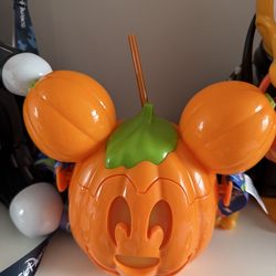 Disneyland Mickey Pumpkin Sipper