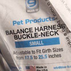 New Blue-9 Buckle-Neck Balance Harness, Fully S (Ribcage: 17.5"-25.5") Purple