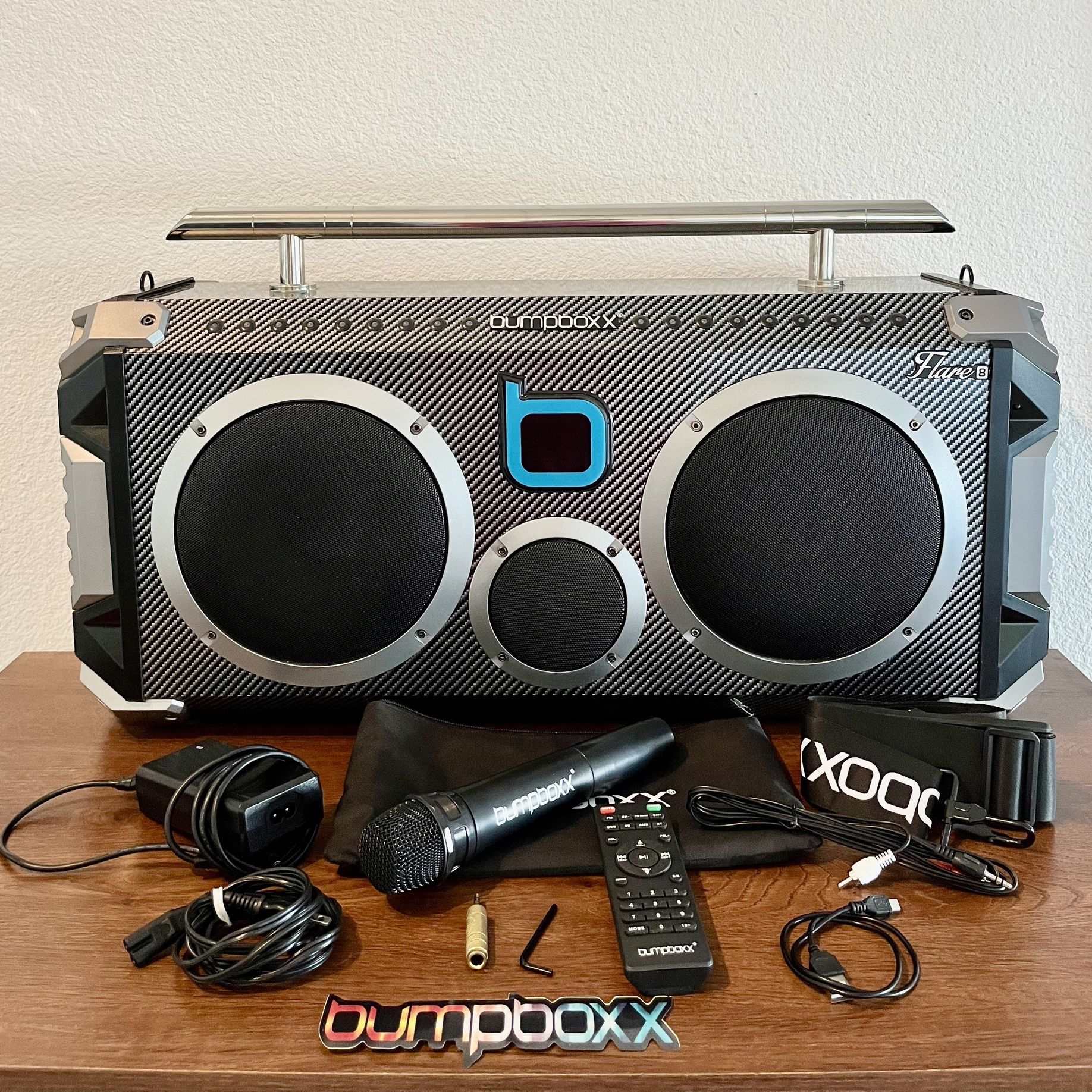 Bumpboxx Bluetooth Portable Speaker Boombox Flare8