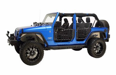Matrix Trail Tubular Door with Side View Mirror Fit for 07-18 Wrangler JK 4 Door Only