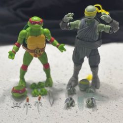 Raphael And Jennika Action Figures TMNT 