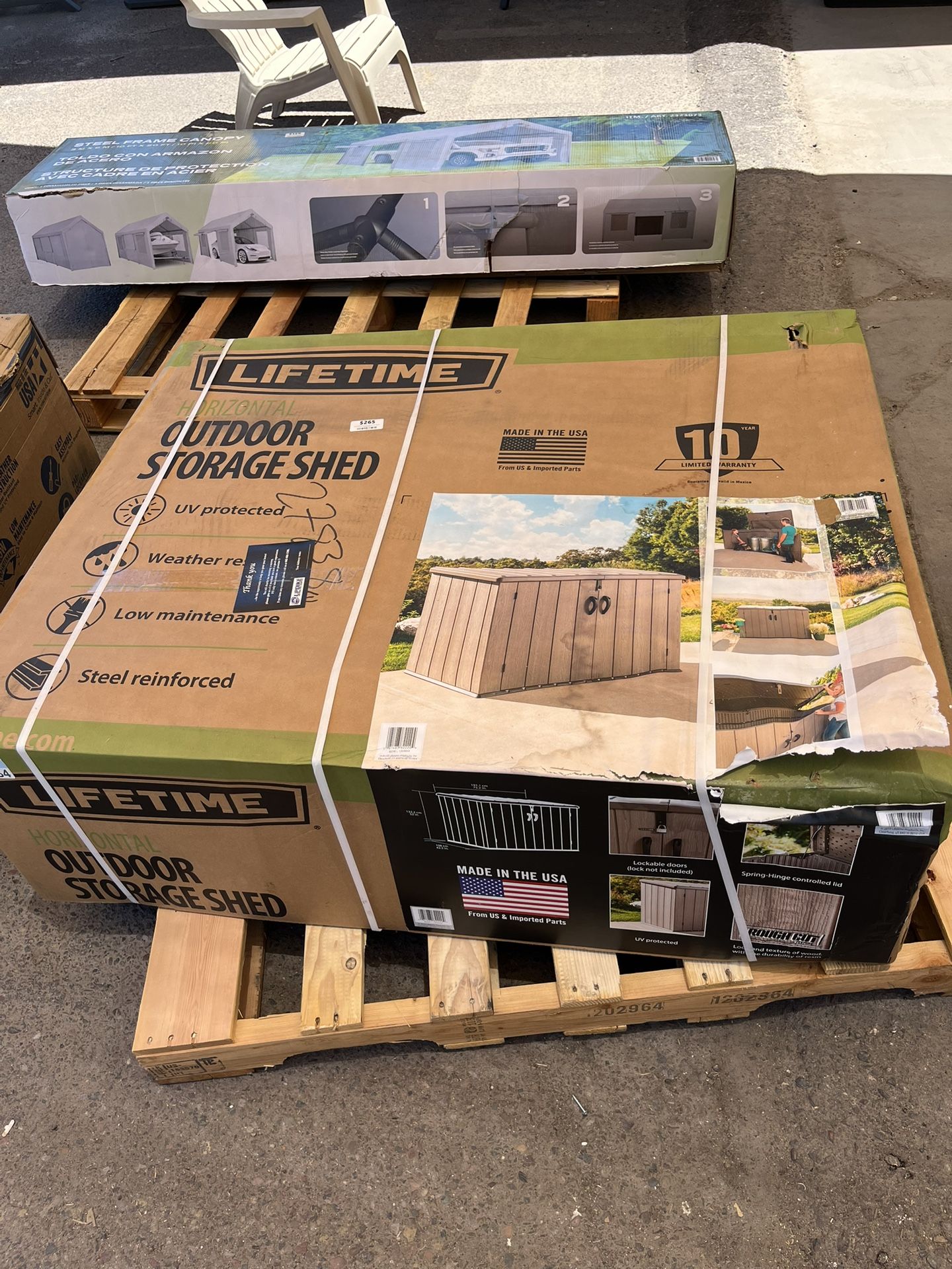 75 Cubic Feet Storage Shed