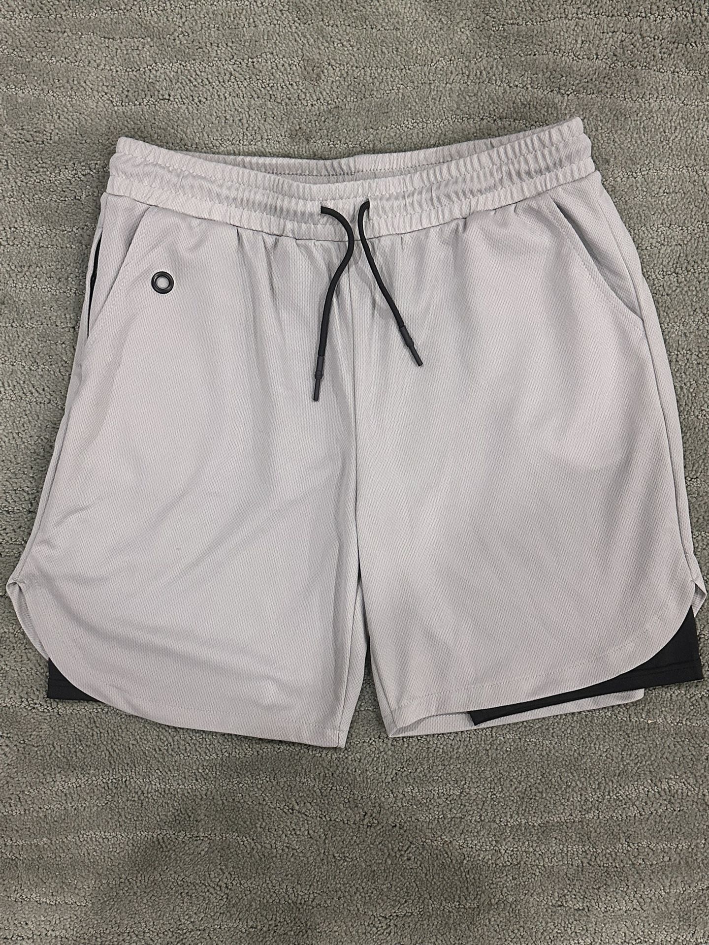 Men’s Workout Shorts, Size Large