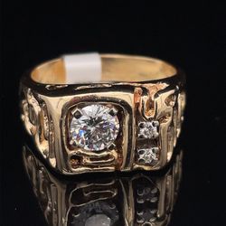 14KT Yellow Gold Diamond Ring 15.70g .8 CTW Size 10 1/2 175090