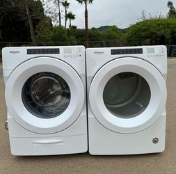 Whirlpool washer and  dryer laundry set