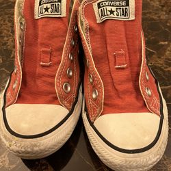 Converse  CINNABAR RED Chuck Taylor O-pStar Shoes 125808F Unisex  Wo's 7Mens 5