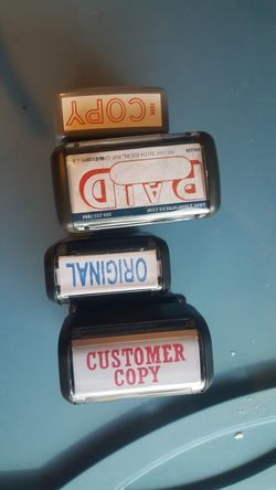 Paperwork stamps