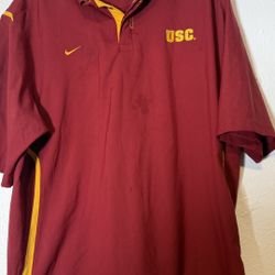 Nike USC Men’s Large Polo Windbreaker 