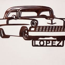 56 Chevy Metal Cut Out