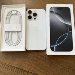 iPhone 16 Pro In white