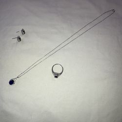 Helzberg Diamond Sapphire Set