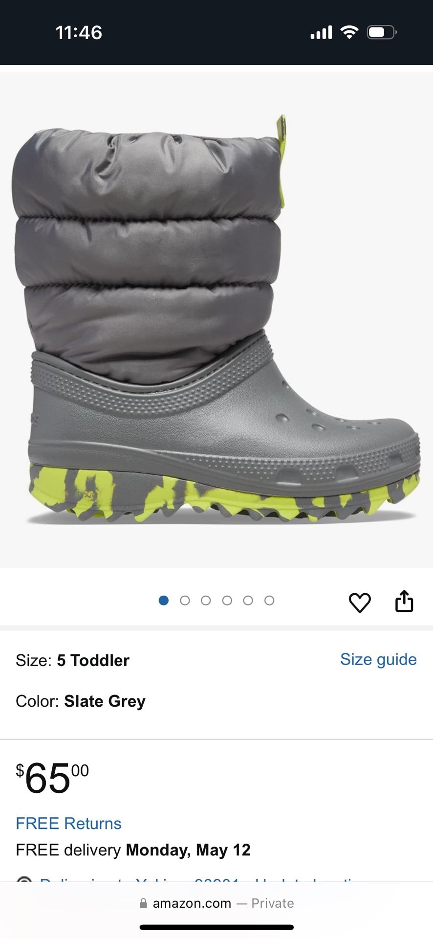 Croc Boots 11c