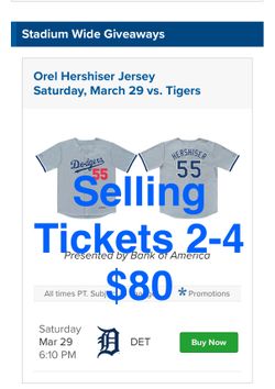 Selling Dodger Tickets 
