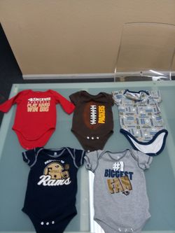 Boys Football Onesies
