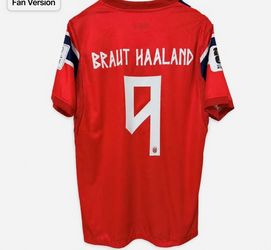 Haaland Norway jersey L XL World Cup