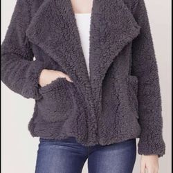 New Cozy Teddy Sherpa Jacket Medium