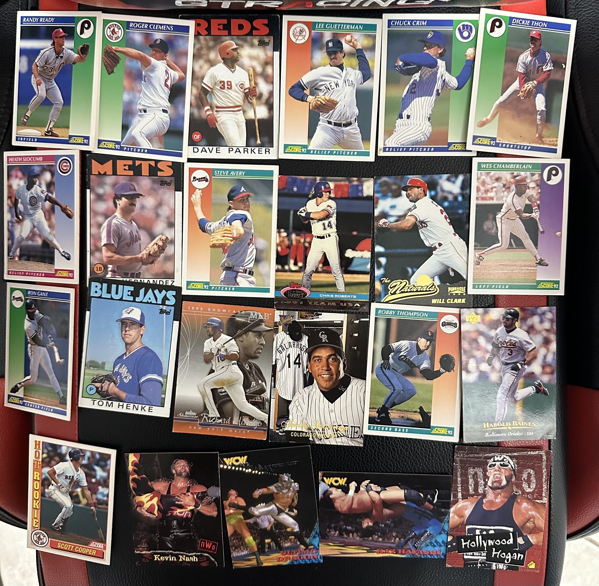 Wrestling/baseball Cards