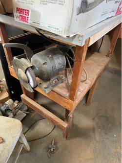 Ball bearing bench grinder