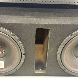 Massive Audio Dual Subwoofer Box – $249