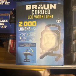 Braun Corded Led Work Light 