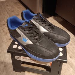 Brunswick Men's Renegade Black/Royal Bowling Shoes