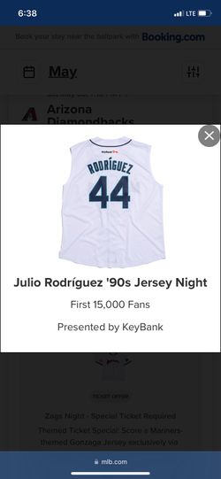 Julio Rodriguez 90’s Sleeveless Jersey Youth Large