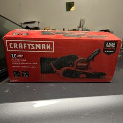 CRAFTSMAN 120-Volt 7-Amp Corded Belt Sander with Dust Management (Bare Tool)