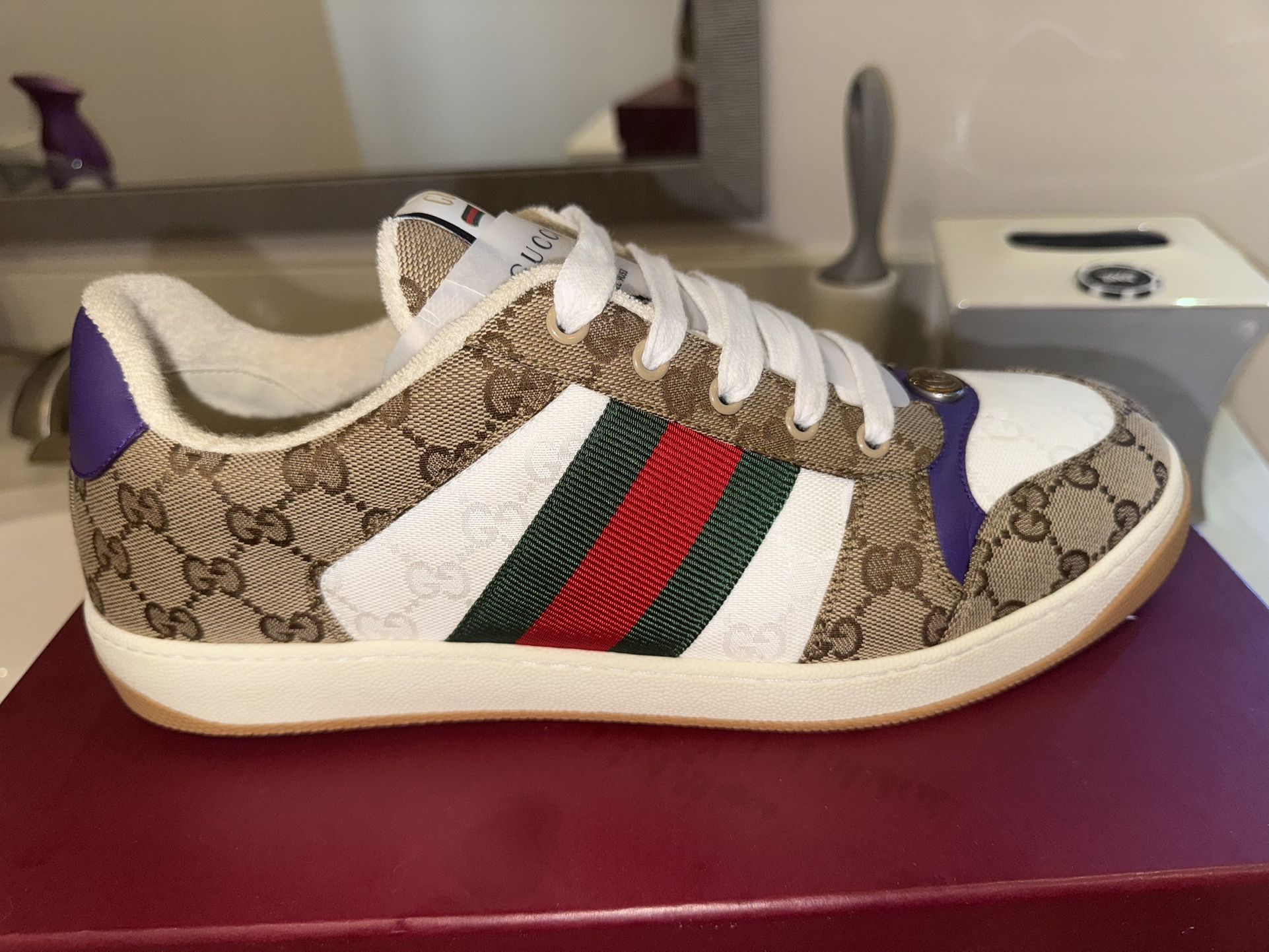 Gucci GG Screener Sneaker Size 11