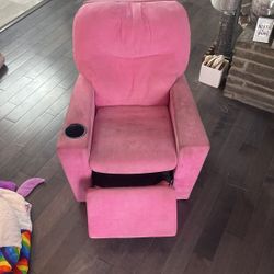 Kids Pink Reclining Chair 