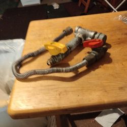 Propane Shut Off Valves In One Stainless Flexible Line