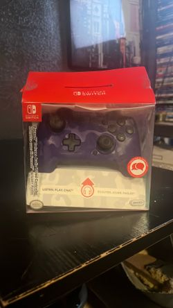 Nintendo Switch Purple Pro Controller Wired