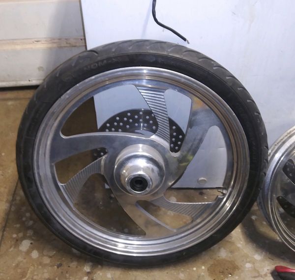 Mag Harley Motorcycle Custom Rims & Tire ser for Sale in Highland, CA