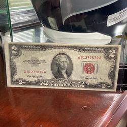 1953 A Series Off Centered Bill Red Seal