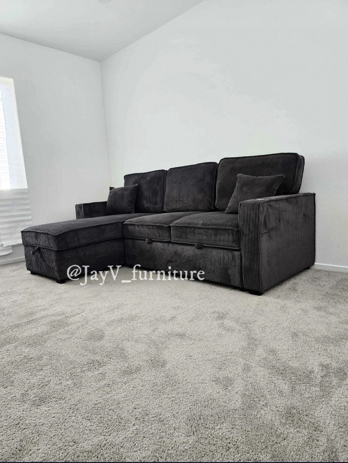 Black Sectional Sofa