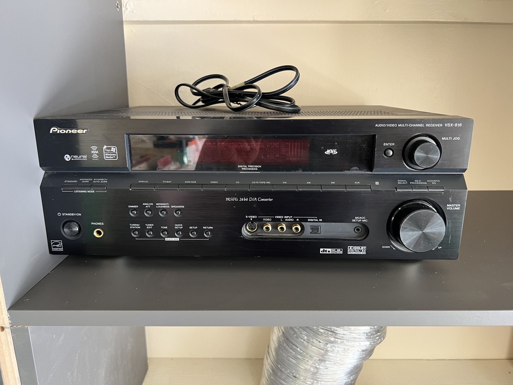 Pioneer Multi Channel Receiver VSX-815-K #EJMPO21758CC with remote 2005 Black