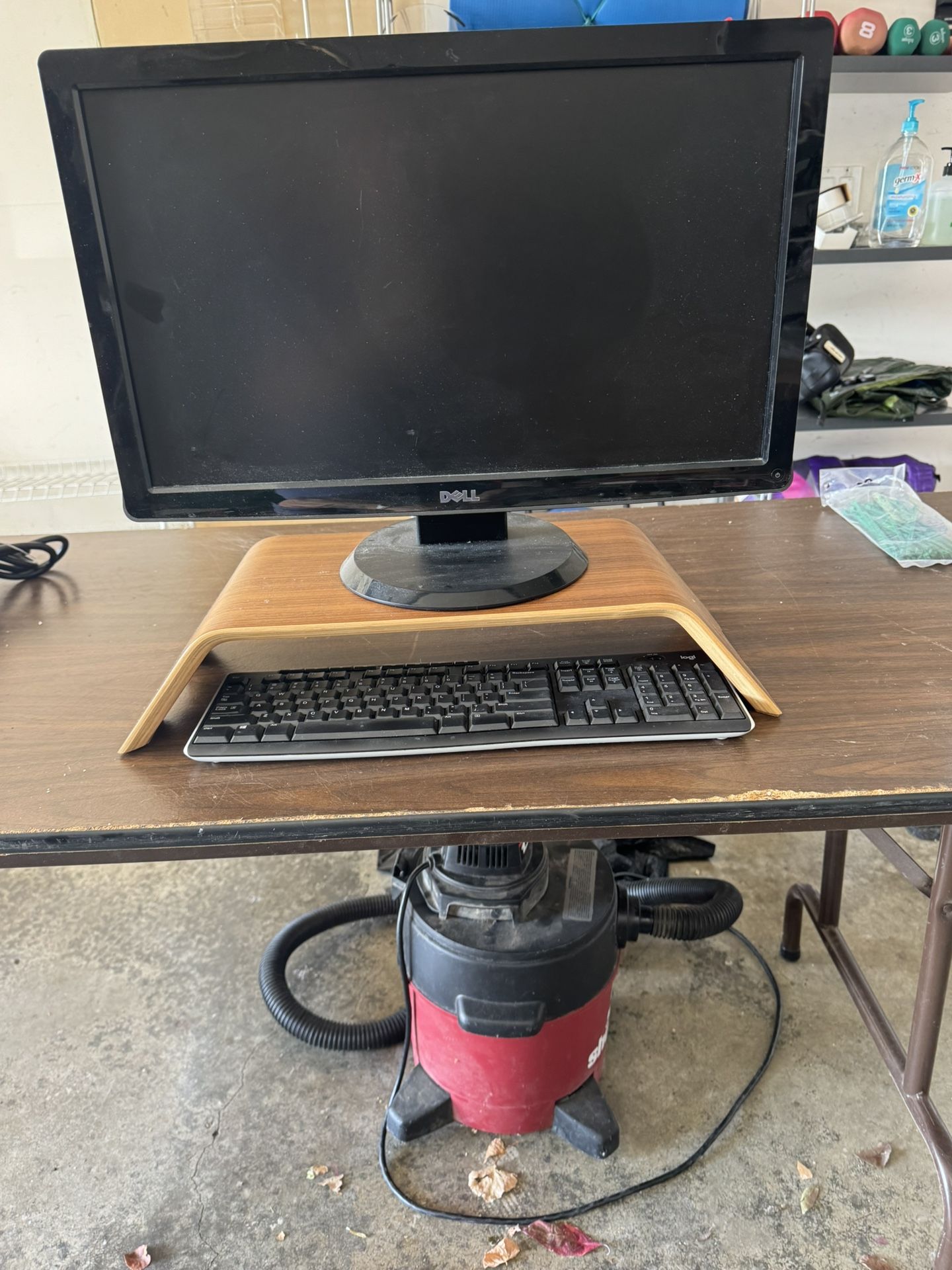 Wooden Computer Monitor Stand