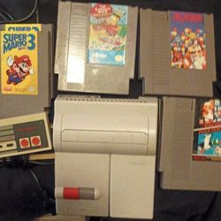 Top Load 8 Bit Nintendo 2 Controller 6 Games 