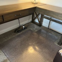 L-Shaped Standing Desk