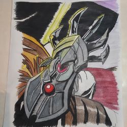 Fan Art Sith Legends 12 X 18" Colored Pencils And Oil Pastel