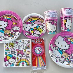 Hello Kitty / Sanrio Birthday Party Supplies Package