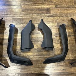 Heavy Duty Fender Flares Compatible with Can Am Defender HD 5/ HD8/ HD10/ MAX 2016-2025 Accessories,Front & Rear Extended Mud Guards Replace 21