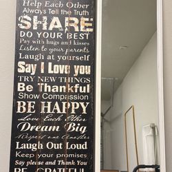 Mirror and decorative long table / A44