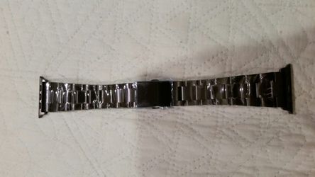Apple watch 42mm stainless steel band(black).